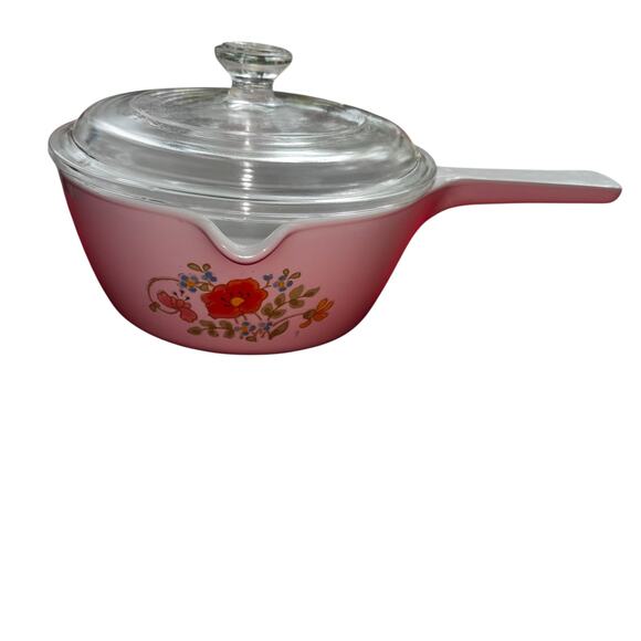 Vintage Corningware Wildflower Pattern Saucepan 2.5 Cup P-89-B with Lid Vintage - Picture 1 of 8